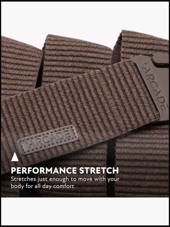 Performance Stretch Micro-Adjustable Belt with Metal-Free Buckle
